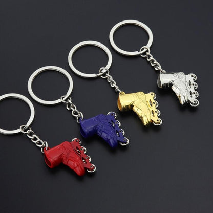 Creative Simulation Skates Keychain Personalized Pendant Gift, Skates Shape(Red), Skates Shape(Blue), Skates Shape(Gold, Skates Shape(Silver)