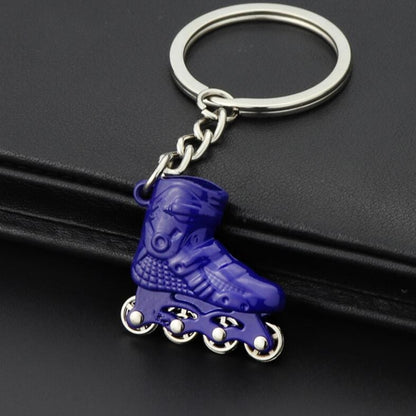 Creative Simulation Skates Keychain Personalized Pendant Gift, Skates Shape(Red), Skates Shape(Blue), Skates Shape(Gold, Skates Shape(Silver)