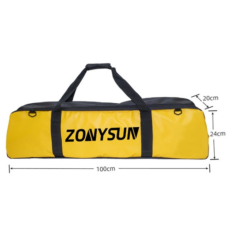 ZONYSUN Shoulder Outdoor Waterproof Bag Diving Long Fins Bag Dry Wet Separation Waterproof Bag, 100x20x24cm