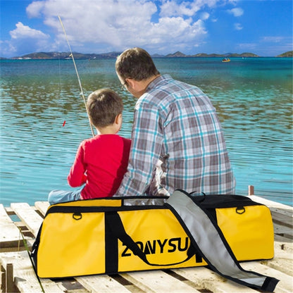 ZONYSUN Shoulder Outdoor Waterproof Bag Diving Long Fins Bag Dry Wet Separation Waterproof Bag, 100x20x24cm