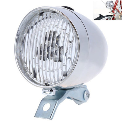 3 LED Retro Bicycle Headlight Night Riding Safety Warning Light