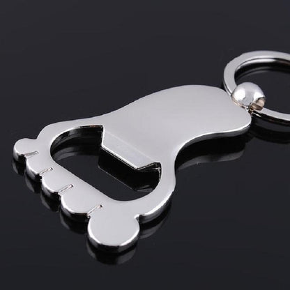Personality Creative Male and Female Metal Keychain Bottle Opener, Bottle Opener Shape