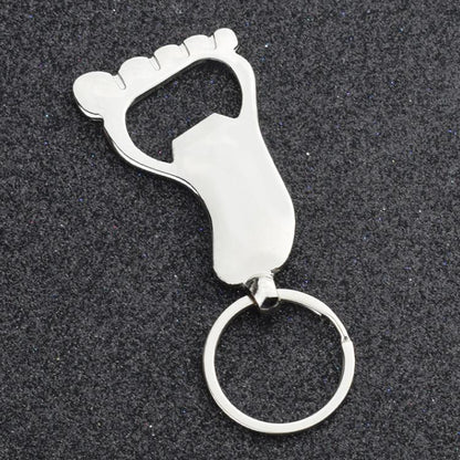 Personality Creative Male and Female Metal Keychain Bottle Opener, Bottle Opener Shape