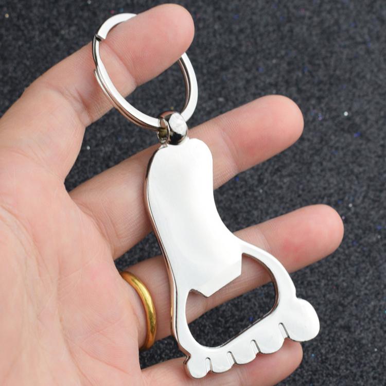 Personality Creative Male and Female Metal Keychain Bottle Opener, Bottle Opener Shape