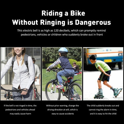 120 dB Bicycle Bell Mountain Bike Electric Horn, 120 dB Bicycle Electric Horn(Green), 120 dB Bicycle Electric Horn(Black), 120 dB Bicycle Electric Horn(Red), 120 dB Bicycle Electric Horn(Purple)