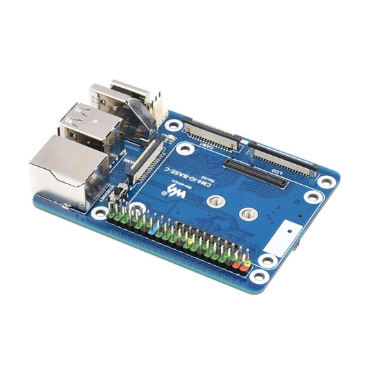 Waveshare CM4-IO-BASE-C For Raspberry Pi Compute Module 4 Mini Base Board, 23228, 23228