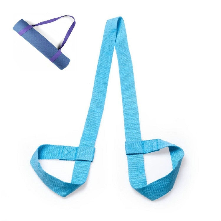 Cotton Rope Yoga Mat Strap Multifunctional Strapping Strap, Black, Orange, Deep Purple, Sky Blue, Navy, Dark Gray, Light Gray, Pink, Rose Red, Scarlet, Light Purple, Black and White, Blue and White, Gray and White, Army Green