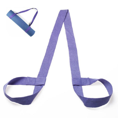Cotton Rope Yoga Mat Strap Multifunctional Strapping Strap, Black, Orange, Deep Purple, Sky Blue, Navy, Dark Gray, Light Gray, Pink, Rose Red, Scarlet, Light Purple, Black and White, Blue and White, Gray and White, Army Green