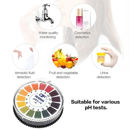 5Meters 0-14 PH Test Paper Alkaline Acid Indicator Paper For Water Urine Saliva Litmus Testing Measuring Analysis Kits