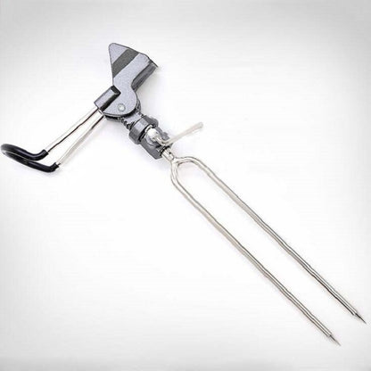 Stainless Steel Fishing Bracket Throwing Rod Sea Rod Hand Rod Fishing Rod Bracket, B Gray