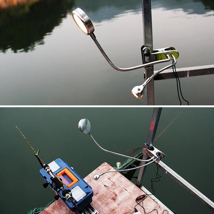 Raft Fishing Lights Night Fishing LED Lure Lights Pull Bait Lights, Pole Light, Fish Lure Light