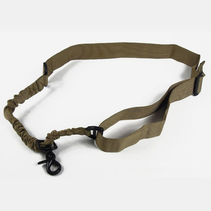 Nylon Adjustable Multi Function Tactical Single Point Bungee Airsoft Sling Strap Hunting Supplies Belt, Belt (Black), Belt (Brown), Belt (Amry Green)