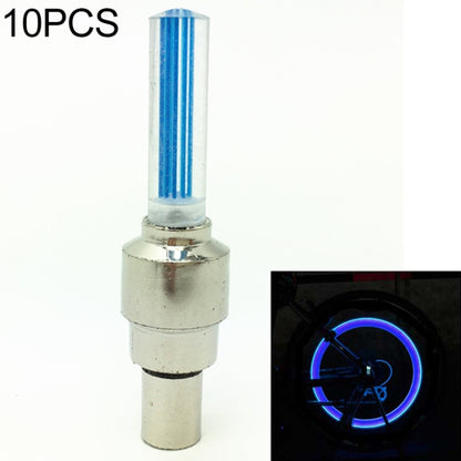 10 PCS LED Bicycle Lights Wheel Tire Valve Caps Bike Accessories Cycling Lantern Spokes Lamp, Blue, Green, Red, Yellow