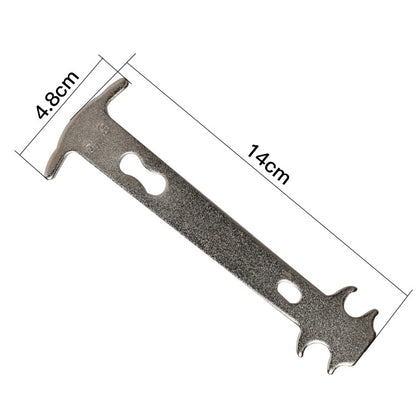 2pcs Bicycle Chain Wear Indicator Checker Mountain Road Bike MTB Chains Gauge Measurement Ruler Cycling Replacement Repair Tool, CHAIN-001