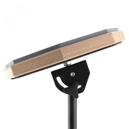8 Inch Rubber Wooden Dumb Drum Practice Training Drum Pad with Stand, Wooden Dumb Drum