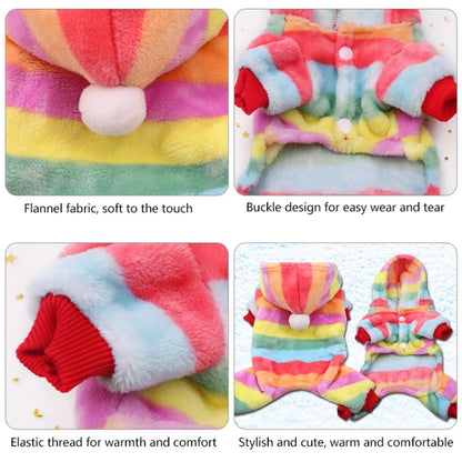 Dog Pajamas Fleece Jumpsuit Autumn Winter Dog Clothes Four legs Warm Pet Clothes, XS, S, M, L, XL, XXL