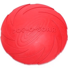 Pet toys Large Dog Flying Discs Trainning Puppy Toy Rubber Fetch Flying Disc Frisby, 18x18x3cm