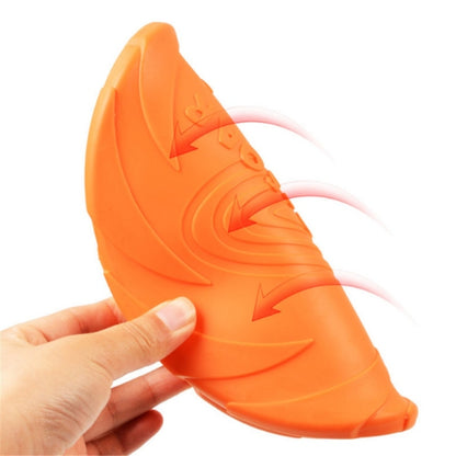 Pet toys Large Dog Flying Discs Trainning Puppy Toy Rubber Fetch Flying Disc Frisby, 18x18x3cm