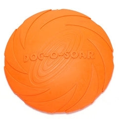 Pet toys Large Dog Flying Discs Trainning Puppy Toy Rubber Fetch Flying Disc Frisby, 18x18x3cm
