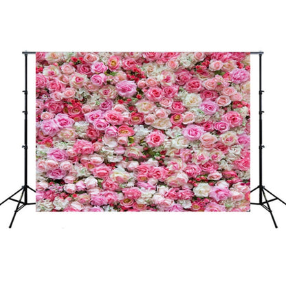 2.1m x 1.5m Flower Wall Simulation Rose Wedding Party Arrangement 3D Photography Background Cloth, H1 Flower Wall, H2 Flower Wall, H3 Flower Wall