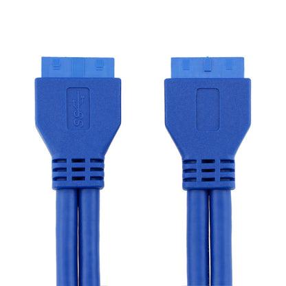 50cm USB3.0 cable motherboard 20pin cable mother-to-female extension conversion F-F