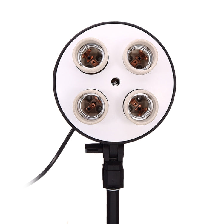 Photo Studio Softbox Kit (Four Socket Lamp Holder + 50 X 70CM Flash Lighting Softbox +2m Light Stand)