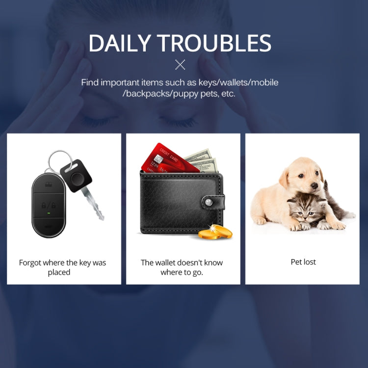 Keyfinder Wallet Dog Cat kids GPS locator anti lost keychain Smart Search Bluetooth Tracker Tag, Smart Search White, Smart Search Black, Smart Search Blue, Smart Search Green, Smart Search Red