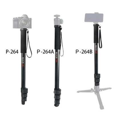 BEXIN Portable Mobile Phone SLR Camera Photography Monopod Holder Selfie Mount Alpenstock Pole, P-264, P-264A, P-264B
