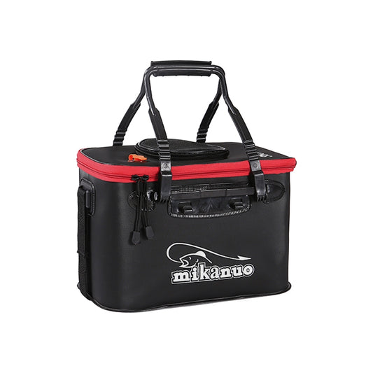 Thickened Multifunctional Folding Live Fish Box Fishing Bucket, 35 cm (with Handle without Side Pockets)