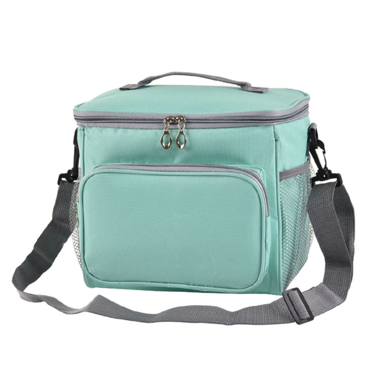 Portable Ice Pack Oxford Cloth Portable Slung Lunch Box Insulated Lunch Bag, Blue
