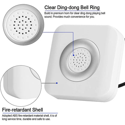 Alarm Wire Access Control Door bell For Home Office Access Control System, DC 12V