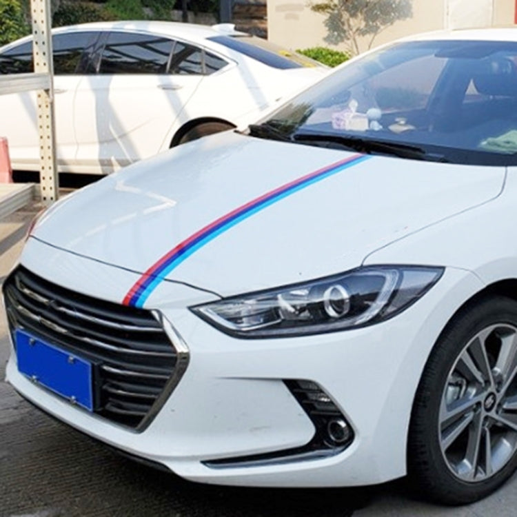 Flag Striped Car Hood Vinyl Sticker Body Decal