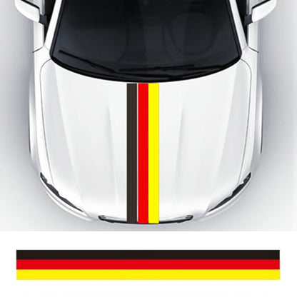 Flag Striped Car Hood Vinyl Sticker Body Decal