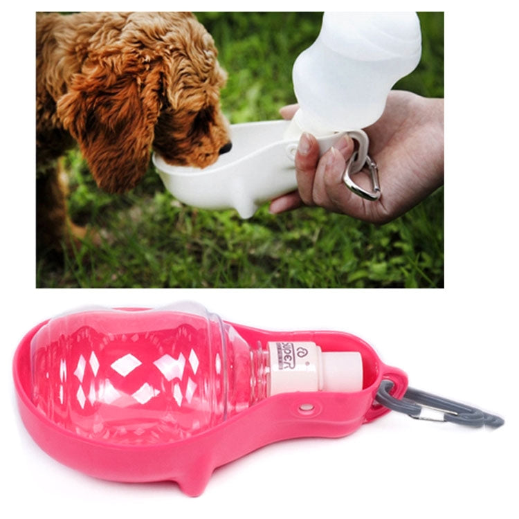Dogs and Cats Portable Water Feeder Pet Kettle for Going Out, 200ml Rose Red, 200ml Pink, 200ml Blue