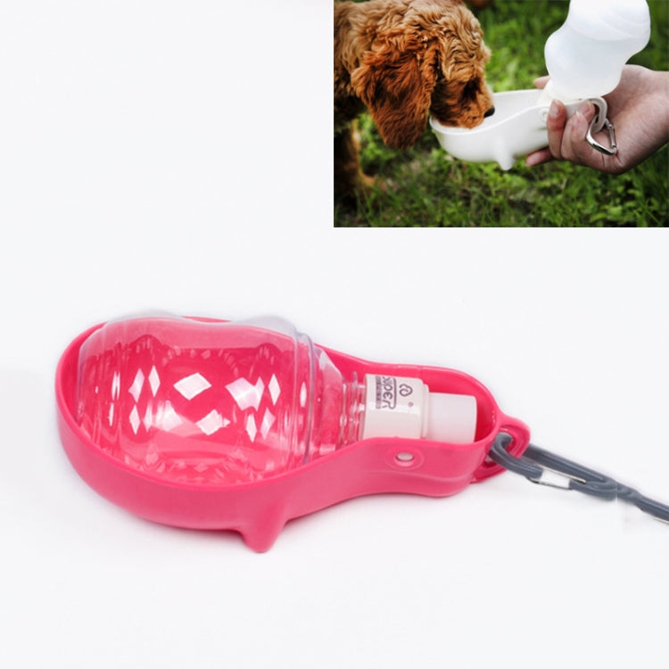 Dogs and Cats Portable Water Feeder Pet Kettle for Going Out, 200ml Rose Red, 200ml Pink, 200ml Blue