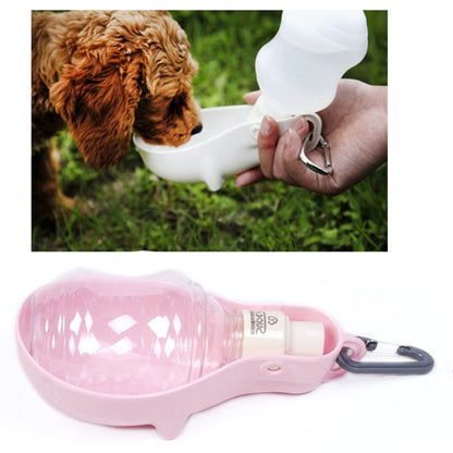 Dogs and Cats Portable Water Feeder Pet Kettle for Going Out, 200ml Rose Red, 200ml Pink, 200ml Blue