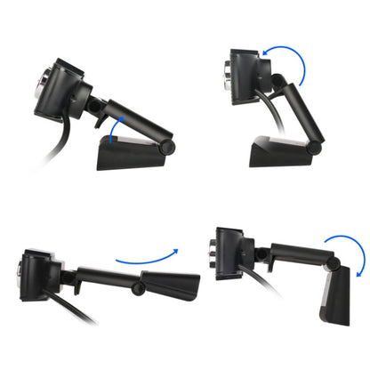 HXSJ USB Webcam HD 300 Megapixel PC Camera with Absorption Microphone, S20