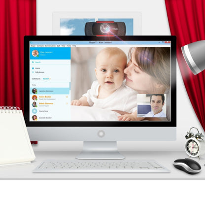 HXSJ USB Webcam HD 300 Megapixel PC Camera with Absorption Microphone, S20