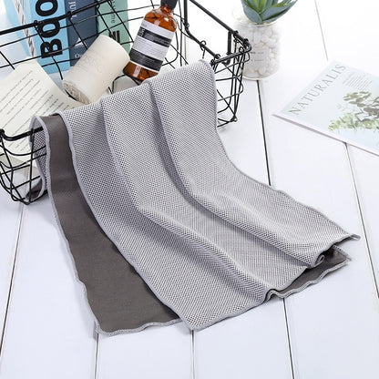 Absorbent Polyester Quick-drying Breathable Cold-skinned Fitness Sports Portable Towel, 40x80 Aluminum Foil Bag, 30x100 Aluminum Foil Bag, 30x100 Zippered Bag, 40x80 Round Cask