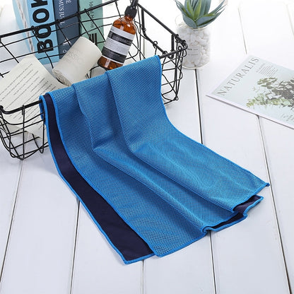 Absorbent Polyester Quick-drying Breathable Cold-skinned Fitness Sports Portable Towel, 40x80 Aluminum Foil Bag, 30x100 Aluminum Foil Bag, 30x100 Zippered Bag, 40x80 Round Cask