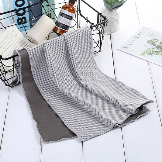 Absorbent Polyester Quick-drying Breathable Cold-skinned Fitness Sports Portable Towel, 30x100 Round Cask, 40x80 Rope Cup, 30x100 Rope Cup, 30x100 Clasp Cup