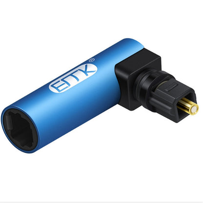 EMK Square Port To Square Port Optical Fiber Conversion Head Audio Adapter
