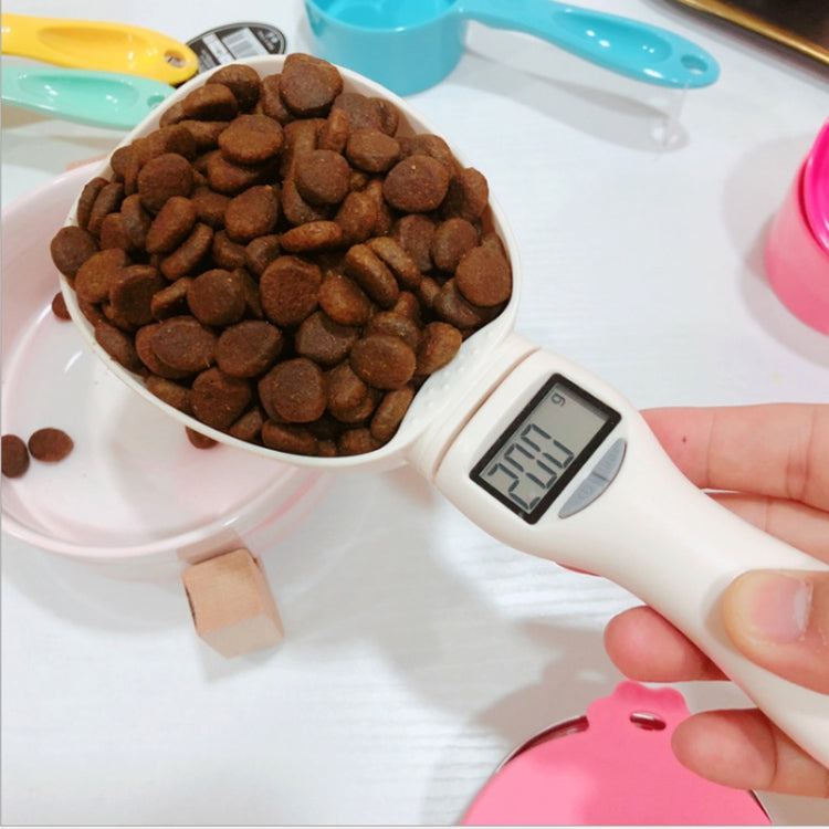 Portable Pet Food Electronic Weighing Measuring Spoon Cat Dog Food Measuring Spoon, Measuring Spoon
