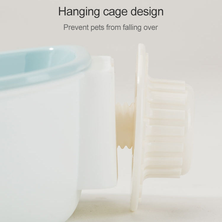 Dog and Cat Anti-choke Feeding Water Hanging Bowl Creative Plastic Pet Bowl, Anti-choke, Footprint