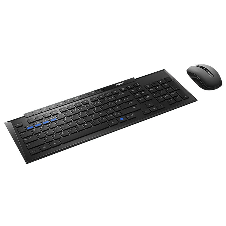 Rapoo X336M Wireless Mouse and Keyboard Set, Black, White