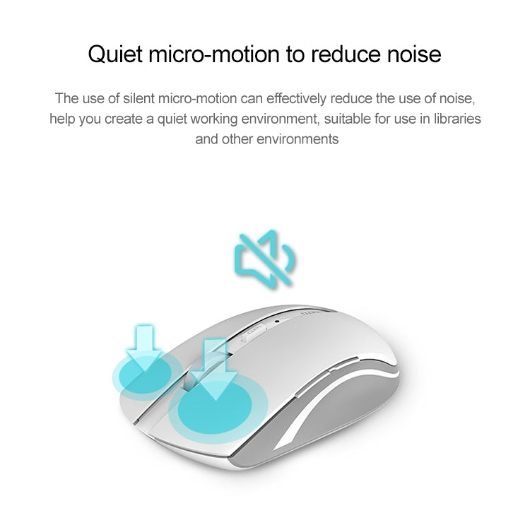 Rapoo X336M Wireless Mouse and Keyboard Set, Black, White