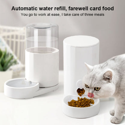 Cat Automatic Water Dispenser Drinking Water Bowl Dog Feeder, Drinking Fountain, Feeder, Drinking Fountain + Feeder
