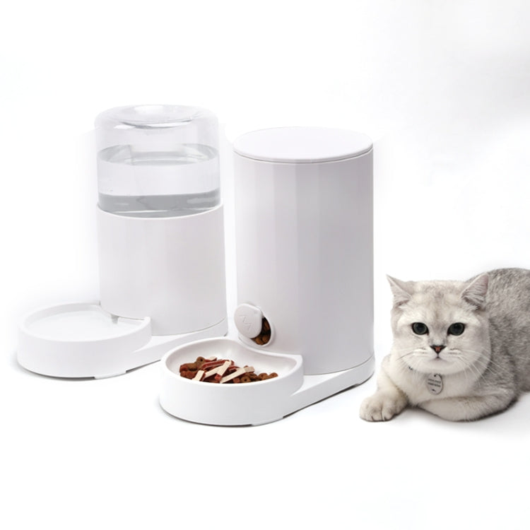 Cat Automatic Water Dispenser Drinking Water Bowl Dog Feeder, Drinking Fountain, Feeder, Drinking Fountain + Feeder