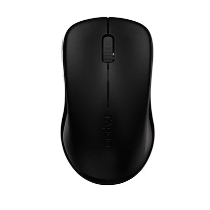 Rapoo1680 2.4GHz 1000 DPI 3 Buttons Business Office Desktop Computer Notebook Mute Portable Power Saving Wireless Mouse, Black, White