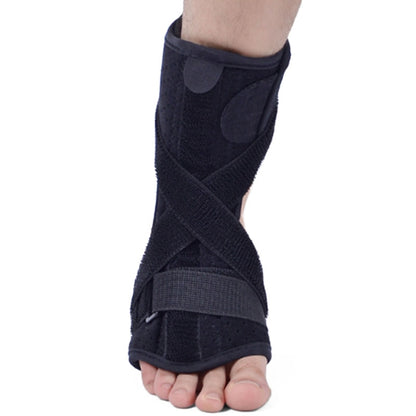 WOOTSHU JM03539 2 in 1 Plantar Fasciitis Splint Sprain Memory Cotton Aluminum Strip Splint Protective Gear + Massage Ball Set, Plantar